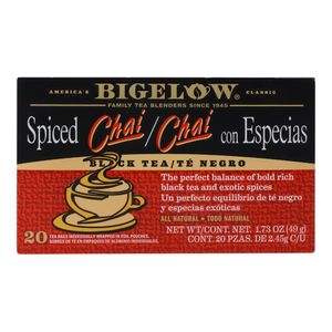 Te  Chai Con Especias  Bigelow  20.0 - Sob