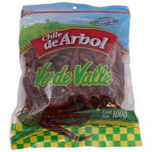 Chile  De Arbol  Verde Valle  100.0 - Gr