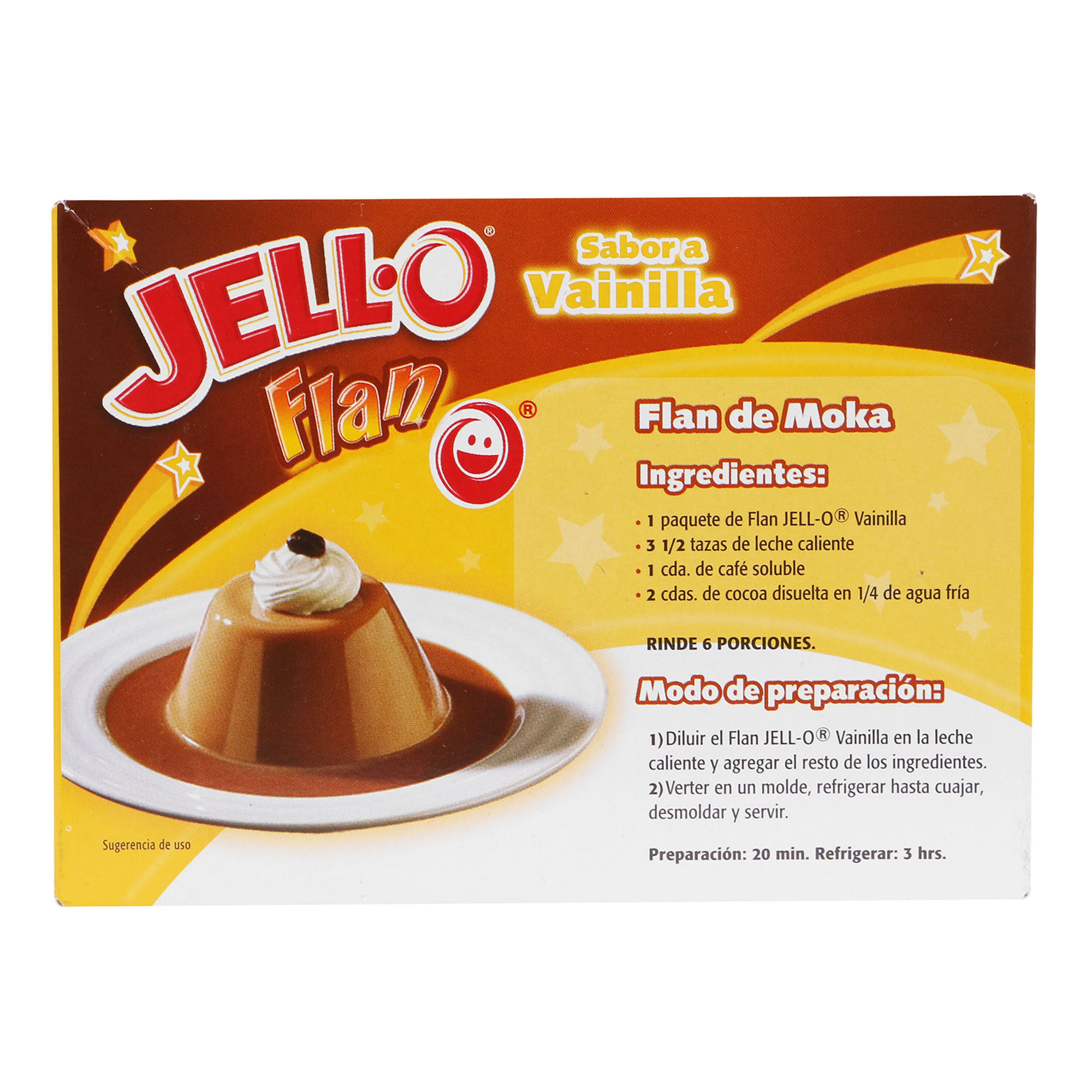 Flan Con Caramelo Jell-O  - Gr