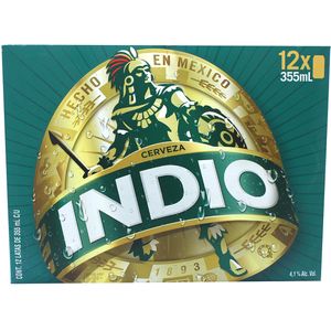 Cerveza  Lata  Indio  12.0 - Pack