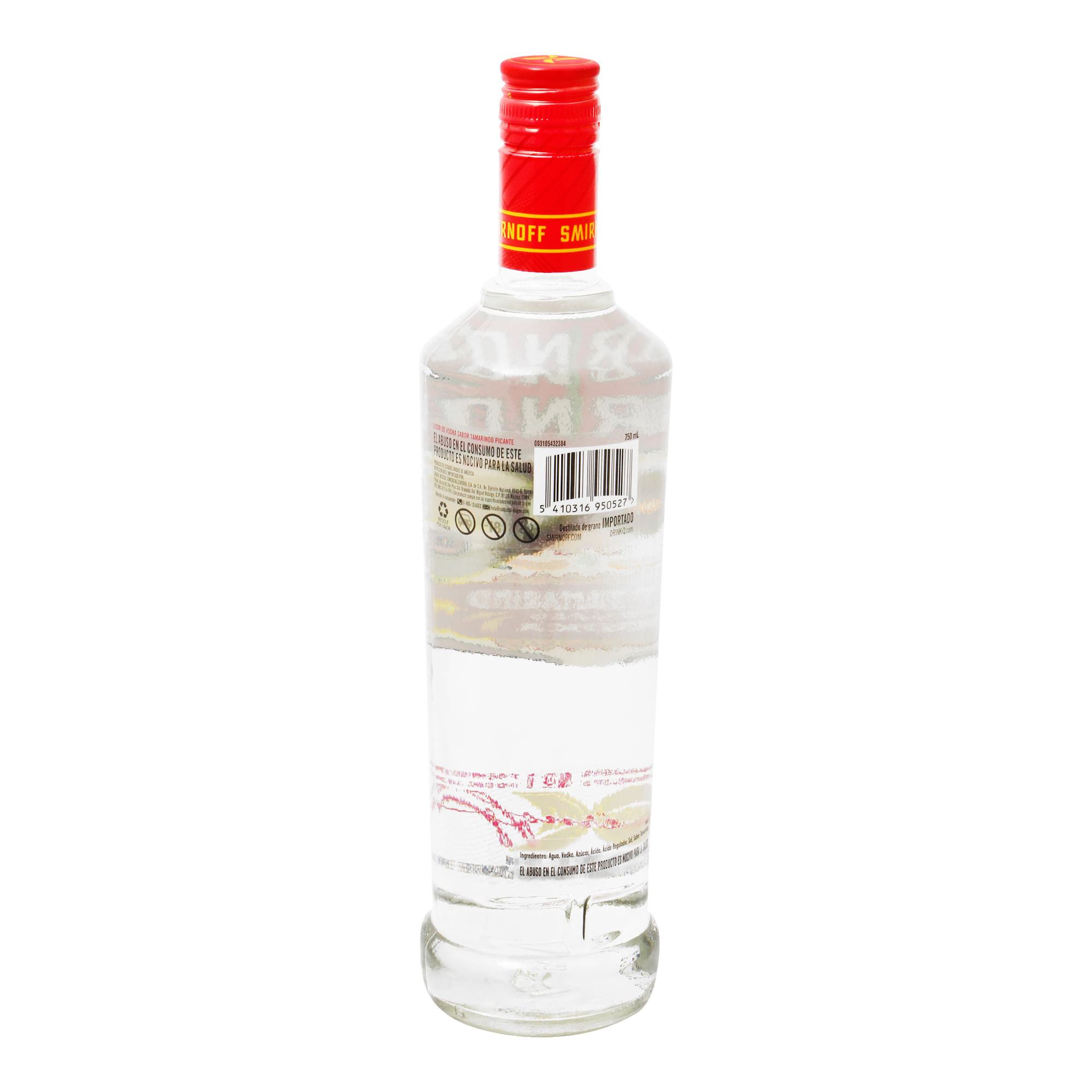 Vodka De Tamarindo Spicy Smirnoff 750.0 Ml