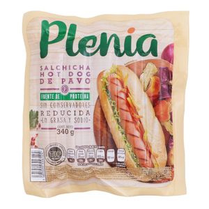 Salchicha  Hot Dog De Pavo  Plenia  340.0 - Gr