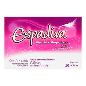 Espadiva  Butilhioscina / Ibuprofeno  Apotex  10.0 - Tab