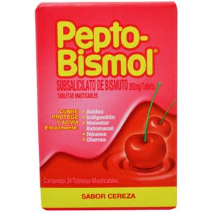 Cereza  Bismuto  Pepto Bismol  24.0 - Tab