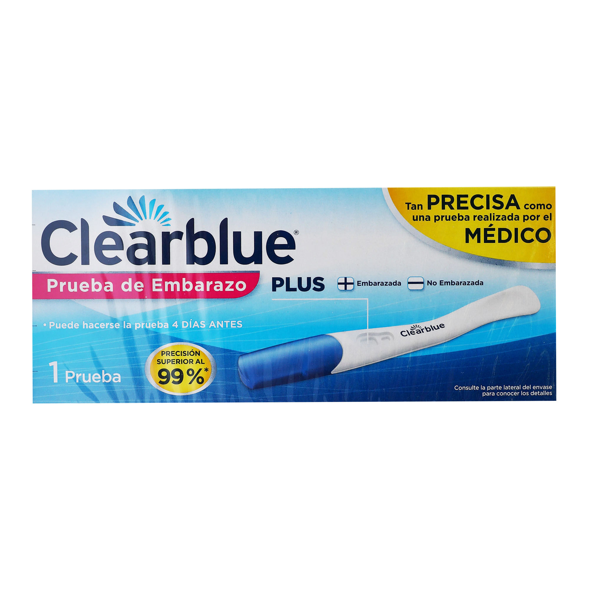 Prueba De Embarazp Plus Clearblue 1.0 Pza