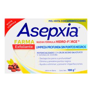 Jabon  Exfoliante  Asepxia  100.0 - Gr
