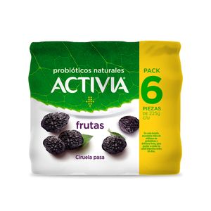 Yoghurt Bebible  Ciruela Pasa  Activia  6.0 - Pack