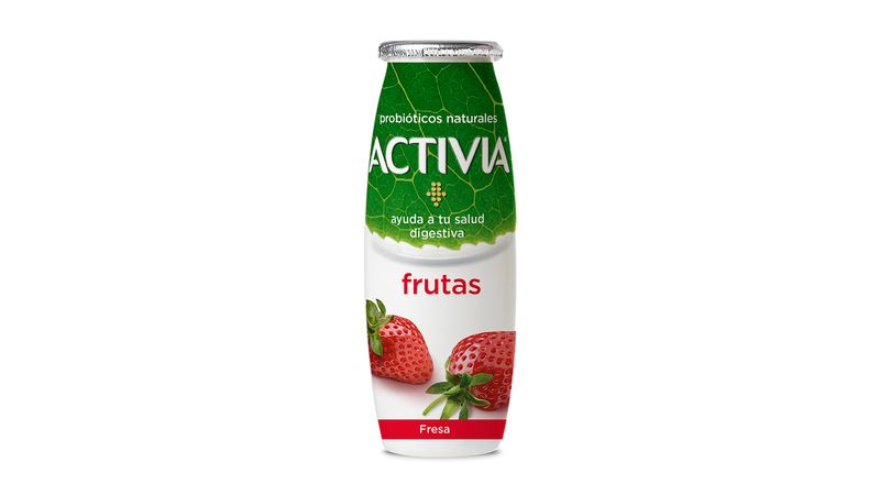 Activia con Fresas Pack de 4 Unidades