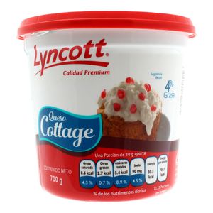 Queso  Cottage  Lyncott  700.0 - Gr