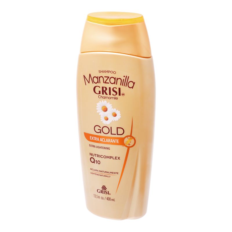 Shampoo Manzanilla Gold Extra Aclarante Grisi
