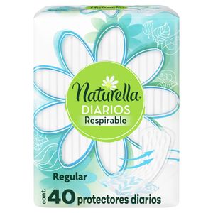 Liners Diarios  Respirable  Naturella  40.0 - Pza