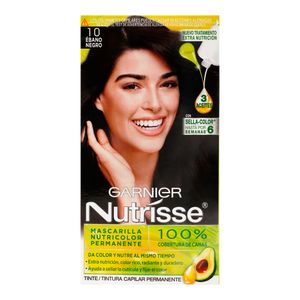 Tinte P/Cabello  Ebano Negro 10  Nutrisse  1.0 - Pza