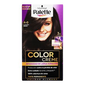 Tinte P/Cabello  CastaÑO Medio 4-0  Palette  1.0 - Pza