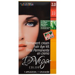 Tinte P/Cabello  Negro 2.0  D De La Vega  1.0 - Pza