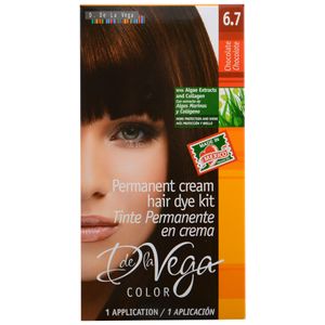 Tinte P/Cabello  Chocolate 6.7  D De La Vega  1.0 - Pza