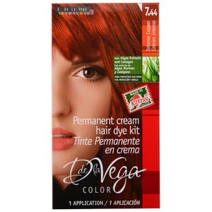 Tinte P/Cabello  Rubio Cob Int 7.44  D De La Vega  1.0 - Pza