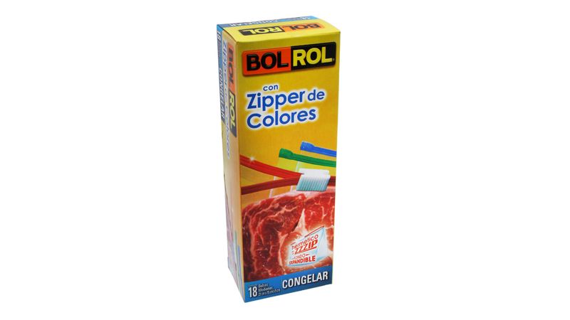 Bolsa para Congelar Grande con Zipper Ziploc Caja 15 Un