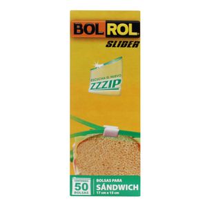 Bolsa  P/Sandwich Slider  Bol Rol  50.0 - Pza