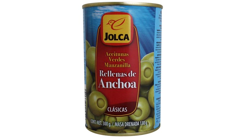 Aceituna Jolca Rellena De Anchoa 300 Gr