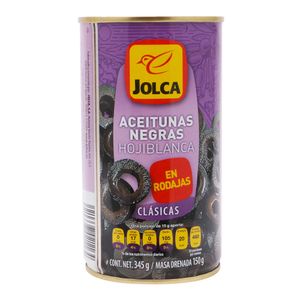 Aceituna Negra  Rodajas  Jolca   350.0 - Gr