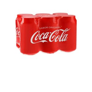 Soda Lata  Cola Regular  Coca Cola  6.0 - Pack