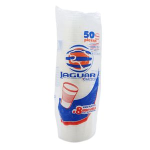 Vaso De Plastico  8 Oz  Jaguar  50.0 - Pza