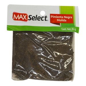 Pimienta Negra  Molida  Max Select  35.0 - Gr