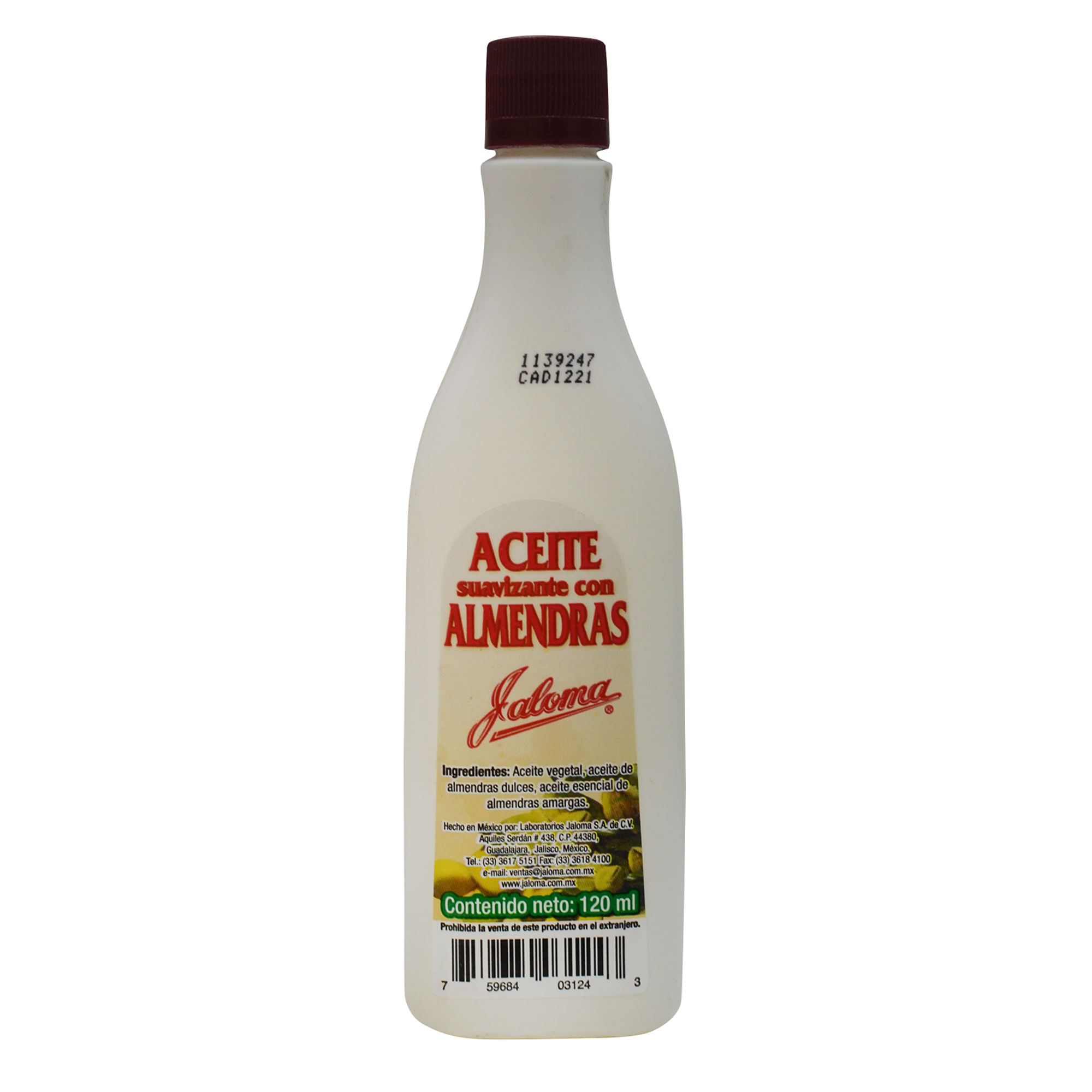 Aceite de Almendras Jaloma 120ml