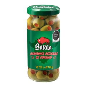 Aceitunas  Rellenas De Pimiento  Bufalo  220.0 - Gr