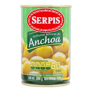 Aceituna  Rellena Anchoa  Serpis  300.0 - Gr