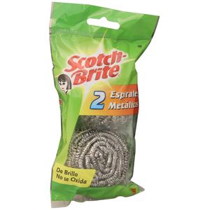 Fibra Espiral  Metalica Trabajo Pesado  Scotch Brite  2.0 -