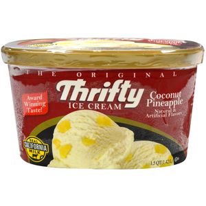 Ice Cream  Coconut Pineapple  Thrifty  1.66 - Lt