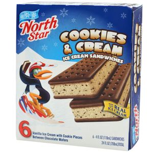 Sandwich  Cookies And Cream  North Star  6.0 - Pza