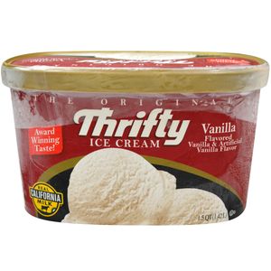 Ice Cream  Vanilla  Thrifty  1.66 - Lt