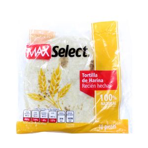 Tortilla  Harina  Max Select  10.0 - Pza