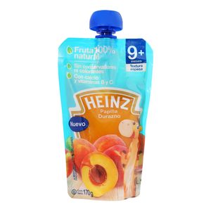 Papilla  Durazno Et 3 Pouch 170 Gr  Heinz   170.0 - Gr