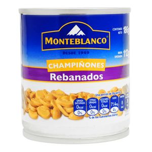 Champinones  Rebanados  Monteblanco  186.0 - Gr