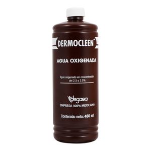 Agua Oxigenada  Dermocleen 480  Ml Pi  Protec  1.0 - Pza