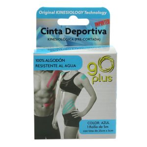 Cinta Deportiva  Kinesiologica Azul  G Plus  1.0 - Rollo