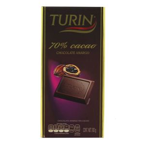 Chocolate  Tablilla 70% Cacao   Turin  100.0 - Gr