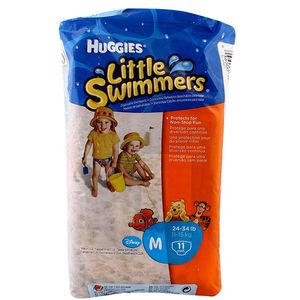 Panal  Little Swimmers Mediano  Huggies  11.0 - Pza