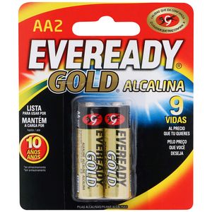 Pilas  Aa Bp2  Eveready Gold  2.0 - Pza