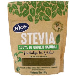 Stevia  Molida  100%  Origen  Natural  N'Joy  100.0 - Gr