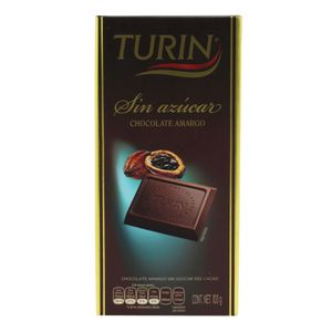 Chocolate  Tablilla Sin Azucar  Turin  100.0 - Gr