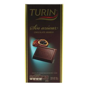 Chocolate  Tablilla Sin Azucar  Turin  100.0 - Gr