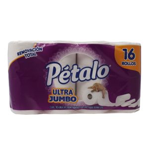 Papel Higienico  Ultra Jumbo  Petalo  16.0 - Pza