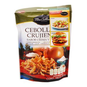 Cebollitas Crujientes  Sabor Crema Y Especias  Mrs. Cubbison