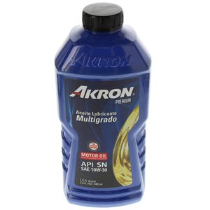 Aceite  Premium Api Sn Sae 10W-30  Akron  946.0 - Ml