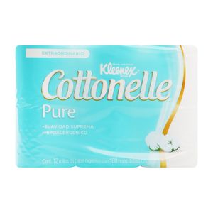 Papel Higienico  Cottonelle Pure  Kleenex  12.0 - Pza