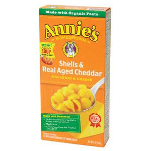 Mac & Chees   Shell Age Cheddar  Annie  6.0 - Oz